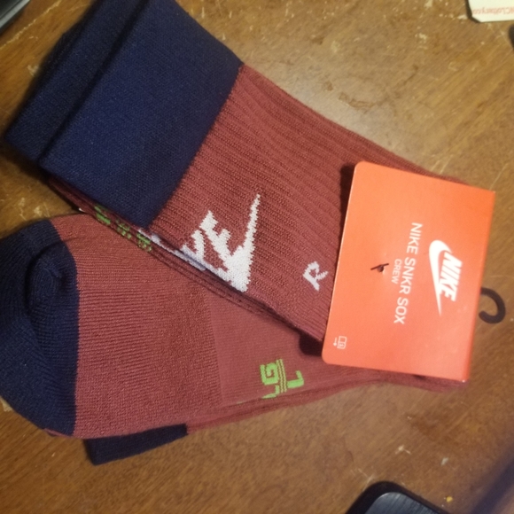 Nike Men's Crew Socks 8-12 Size /  1 Pair NEW Vintage  dead Stock !! - Picture 4 of 6